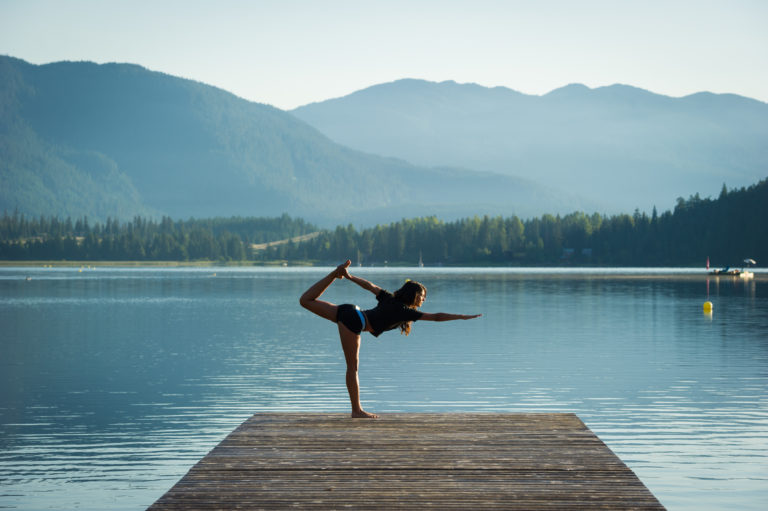 Sunrise Yoga on Alta Lake