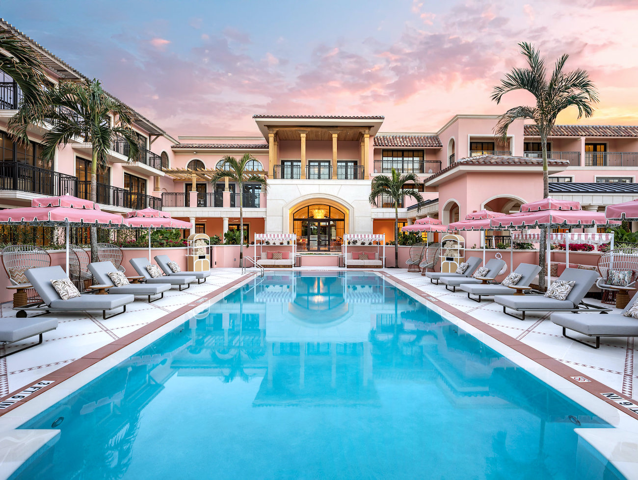 Palm House: A Bold New Chapter in Palm Beach Luxury Palm House Pool_Credit Palm House