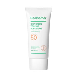 Cica Green Tone-up Sun Cream de Real Barrier (25,99€ en mumona.com)