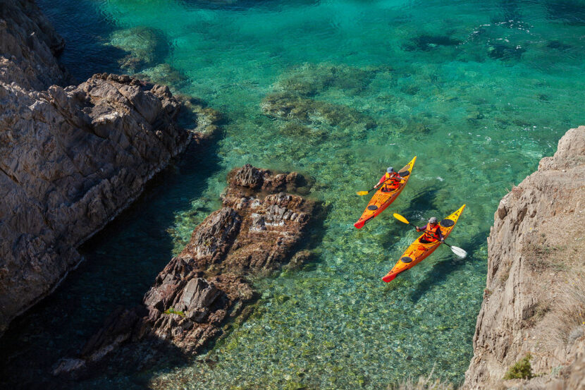 Kayak en la Costa Brava