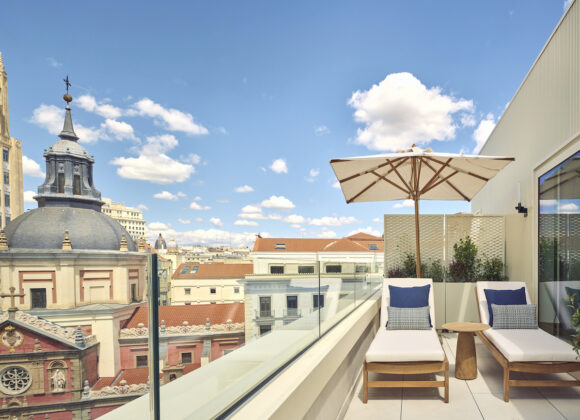 Nobu Hotel Madrid rooftop rooftop vistas panorámicas ciudad Las Cortes