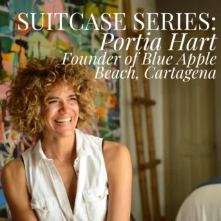 This week we caught up with Portia Hart the Founder of @blueapplebeach in Cartagena, a hospitality business in South America, to find out what she never travels without, their packing tips, and what their most memorable trip has been so far… Portia is a true powerhouse, social entrepreneur and hotel owner. Half white, half Afro-Caribbean and with a dual British-Trinidadian nationality, Portia left a privileged upbringing in Europe for Colombia in 2015, with the dream of learning Spanish. In the following years, she has built a hospitality business in Cartagena from scratch and is now the owner of a boutique hotel, a beach bar on Tierra Bomba island, 30 minutes by boat from the city, and an environmental social enterprise, Green Apple Foundation.