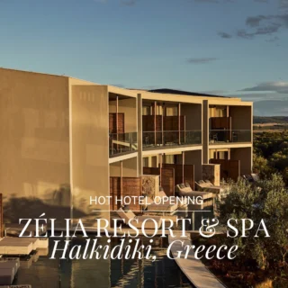 Opening its doors in Spring 2025, Zélia Resort & Spa is set to become Greece’s ultimate retreat for those in search of an idyllic escape where luxury meets laid-back elegance. Perched on the sun-kissed Kassandra peninsula, just an hour from Thessaloniki, this adults-only haven promises an unforgettable fusion of natural beauty, exquisite dining, and world-class wellness—all framed by the stunning backdrop of the Aegean Sea and Mount Olympus.

Step inside Zélia and you’ll find a resort that feels effortlessly chic yet utterly inviting. The 104 rooms and suites offer an intimate sanctuary with sweeping views of either the deep blue sea or the lush, tranquil gardens. Imagine sinking into a king-sized bed dressed in the finest linens, surrounded by the scents of premium Le Labo toiletries, and taking in the calming sights and sounds of nature right outside your window. For those craving a little more indulgence, the Swim-Up Suites are perfect for basking in the Grecian sun, while the Loft Sea View Suites, with their private balconies and two-level layout, offer the ideal spot for both morning coffee rituals and intimate nightcaps under the stars.