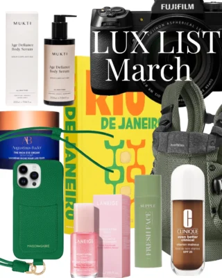 Welcome to Lux Nomade’s LUX LIST for March, your ultimate guide to the latest must-have travel essentials for the stylish female traveller. This month, we’re showcasing cutting-edge travel gadgets, the best kids’ travel products, beauty must-haves to keep you glowing on the go, and inspiring travel books to fuel your wanderlust. Whether you’re jet-setting for business or leisure, these carefully curated products are designed to enhance your travel experience, offering convenience, style, and luxury. Get ready to elevate your journeys with the perfect blend of innovation, functionality, and chic essentials that every modern traveler deserves.