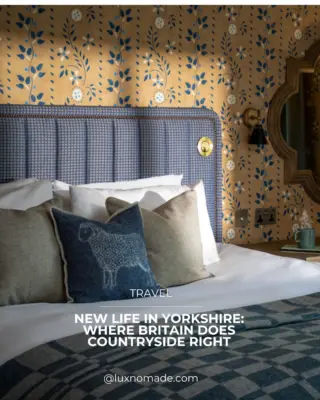 The UK's pastoral soul has found its newest address. In the heart of Malham, Thwaites has quietly transformed a 19th-century coaching inn into Lister Farmhouse—13 bedrooms where Yorkshire Dales light pours through windows onto bespoke furnishings and textured linens that feel like a hug from the landscape itself.

Think Gordale Scar hikes followed by air-con-cooled evenings, seasonal tasting menus at The Lister Arms, and walks past waterfalls that have shaped limestone cliffs for millennia. At £185 B&B, it's rare understated elegance meets actual accessibility.

This isn't just another country stay. It's Britain at its most genuine: heritage stewardship, not overwrite. Pack sturdy boots. The Dales are waiting.