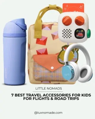 Little nomads, big adventures.

From long-haul flights to “are we there yet?” road trips, the right travel kit can make all the difference.

We’ve rounded up 7 clever travel accessories for kids that actually earn their place in the suitcase — from the new screen-free Yoto Mini 4th Gen and ride-on JetKids BedBox to travel games, kid-friendly headphones, a seriously good water bottle, a backpack they’ll actually want to carry and a cosy travel pillow for those inevitable back-seat naps.

Because happy little travellers make for much happier journeys. 

Read the full edit at Lux Nomade — link in bio.

#LuxNomade #LittleNomads #KidsTravel #FamilyTravel #TravelWithKids #KidsTravelAccessories #FamilyRoadTrip #RoadTripWithKids #FamilyHoliday #TravelEssentials #KidsRoadTrip #TravelWithChildren