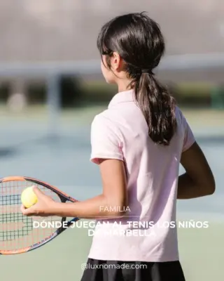 🎾 The Marbella Tennis Edit

Si tus hijos pasan más de unas semanas en Marbella, el tenis es una de esas cosas que merece la pena incorporar de verdad a la rutina.

No hablamos de otro listado de campus de verano, sino de cinco direcciones para jugar durante todo el año: desde las primeras clases y el minitenis hasta entrenamientos más exigentes para ese niño que ya ha decidido que quiere competir.

En nuestra selección: Puente Romano, Royal Tennis Club, Bel-Air, EchevarriSports y Mikhail Kukushkin Tennis Academy. Cinco maneras muy diferentes de entender el tenis, según la edad, el nivel y, sobre todo, cuánto quieran tomárselo en serio.

Para los pequeños que están descubriendo el deporte.
Para los adolescentes que prefieren una pista a la playa.
Y para los padres que buscan una actividad que funcione también después de agosto.

Nuestra selección de tenis infantil en Marbella ya está en Lux Nomade.

Guárdala para vuestra próxima temporada en la Costa del Sol.

#LuxNomade #Marbella #MarbellaConNiños #TenisMarbella #TenisInfantil #FamiliasEnMarbella #CostaDelSol #marbellalifestyle