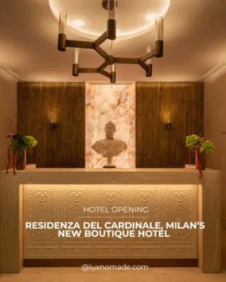 A new chapter in Milanese luxury. 

Tucked inside a restored 13th-century palace in the historic 5 Vie district, Residenza del Cardinale brings together centuries of history, contemporary design and the flavours of northern Italy.

Think intimate suites, art-filled interiors and Piedmontese cuisine at Nocciola Restaurant & Bar, where truffles, Fassona beef and Barolo take centre stage.

Part of The Meliá Collection, this is Milan at its most quietly captivating — a city escape where culture, culinary discovery and Italian elegance go hand in hand.

#ResidenzaDelCardinale #MilanHotels #LuxuryTravel #MilanItaly #TheMeliaCollection #ItalyTravel #BoutiqueHotels #LuxuryHotels #ItalianDesign #LuxNomade